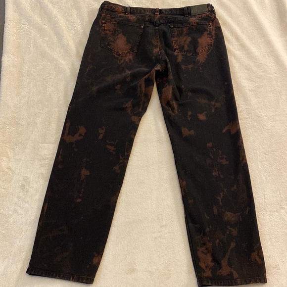 DKNY Black Bleached Slim Straight Jeans - 40 x 34 - Picture 9 of 14